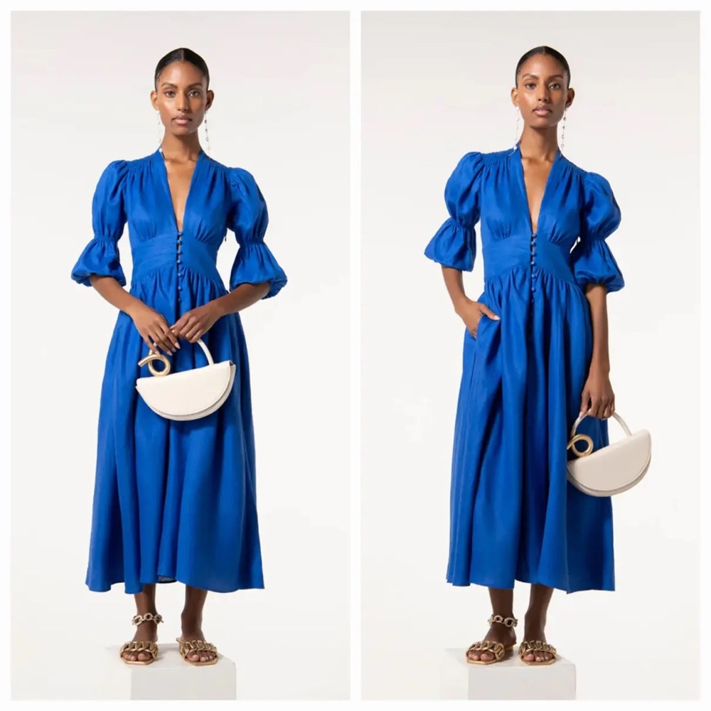Cult Gaia Willow Dress in Persian Blue | Size 0